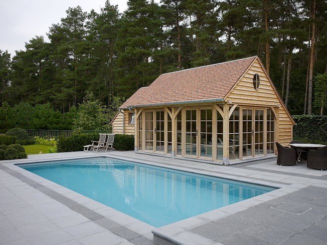 Poolhouse zwembad